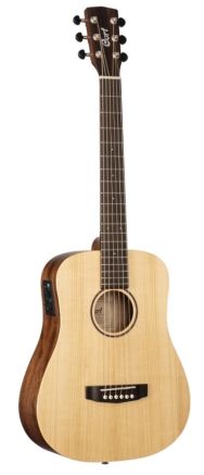 Earth Mini E Adirondack Open Pore Acoustic / Electric Guitar