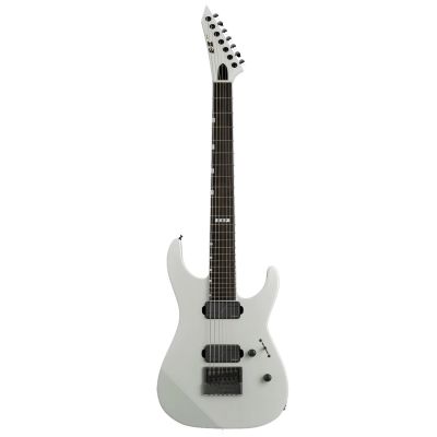 ESP E-II M-II 7B E2 Baritone EVERTUNE Electric Guitar 7-String Pearl White w/ Fishmans