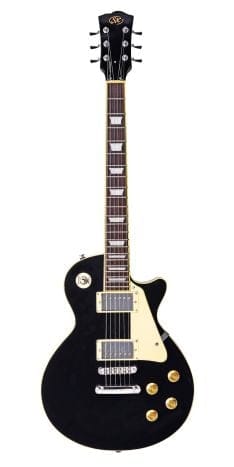 SX LEE3BK LP Style Electric Guitar in Black