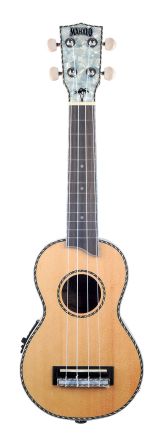 Mahalo MP1E - Solid Top Electric/Acoustic Ukulele - Soprano