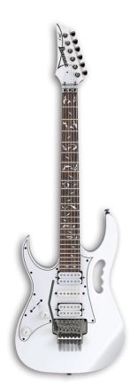 Ibanez JEMJRLWH Steve Vai Signature Jem Jr Left Handed Electric Guitar in White