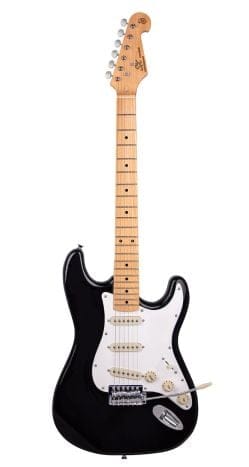 SX Vintage Style Electric Guitar in Black