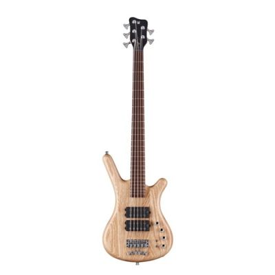 Warwick Teambuilt Pro Series Corvette $$, 5-String - Natural Transparent Satin Passive/Active Ash Body w/ Bag