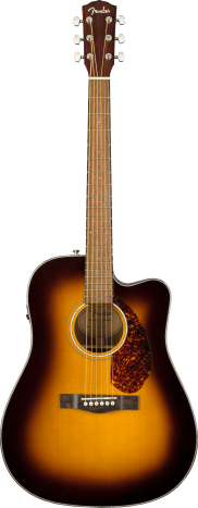 Fender CD-140SCE Dreadnought, Walnut Fingerboard, Sunburst w/case