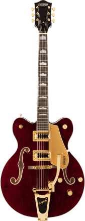 Gretsch G5422TG Electromatic Classic Hollow Body Double-Cut with Bigsby and Gold Hardware, Laurel Fingerboard, Walnut Stain