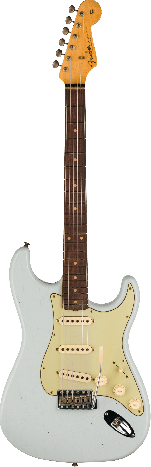 Fender Custom Shop 1959 Stratocaster Journeyman Relic, 3A Rosewood Fingerboard, Super Faded Aged Sonic Blue