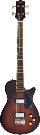 Gretsch Streamliner Jet Club Bass Single-Cut in Havana Burst