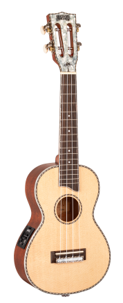 Mahalo MP2E - Solid Top Electric/Acoustic Ukulele - Concert
