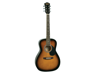 Redding RED34 3/4 Size Travel Acoustic Guitar in Tobacco Sunburst
