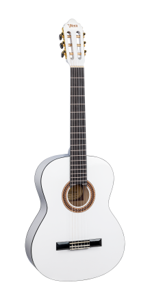 Valencia - VC104WT 100 Series White Classic Guitar. White